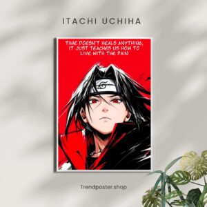 "Itachi Uchiha Anime Wall Poster – Vivid Naruto Art