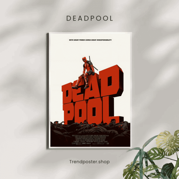 Deadpool Wall Poster - HD Print Marvel Antihero Art