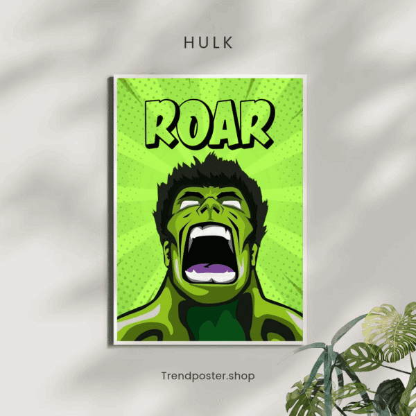 Hulk Wall Poster – Marvel Avengers HD Print for Home Decor