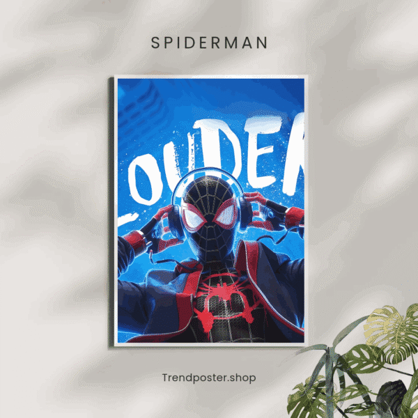 Spiderman Wall Poster - High-Quality Marvel Art Print for Room & Office Décor