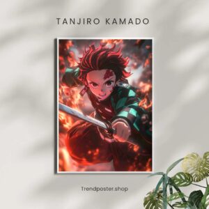 Tanjiro Anime Wall Poster - Demon Slayer Wall Art